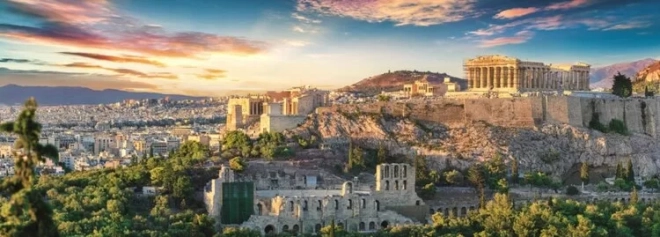 Panoramic view of the Acropolis