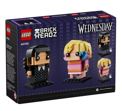 BrickHeadz Building Set Wednesday and Enid