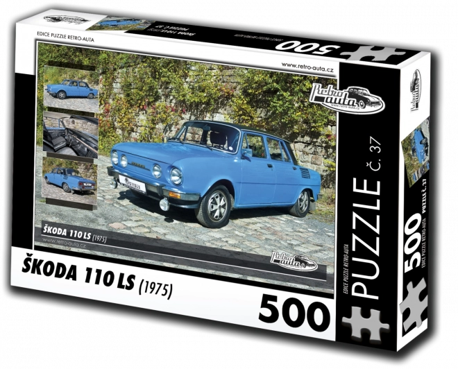 Retro Cars Puzzle Škoda 110 LS 1975 500 Pieces