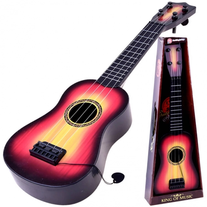 Toy Guitar with Metal Strings – dark