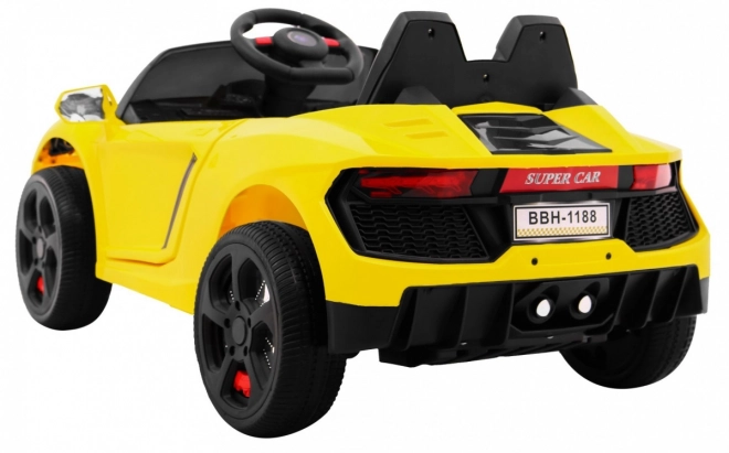 Future Electric Ride-On Car for Kids in Yellow