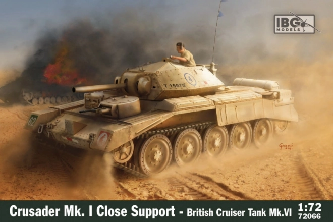 Plastic Model British Crusader MK.I Support Tank