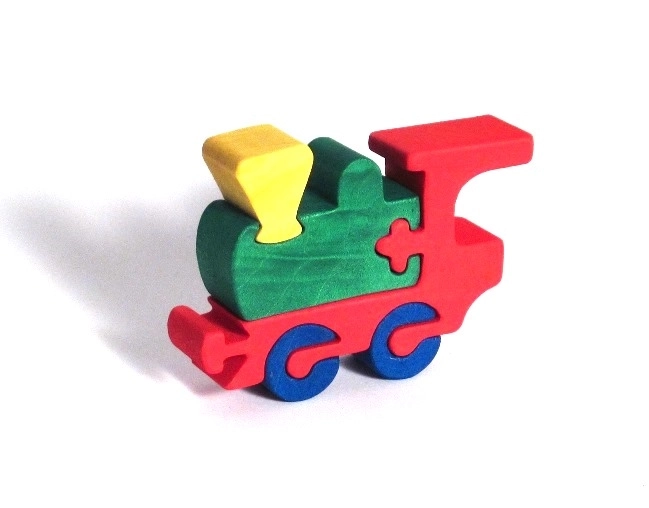 Wooden Insert Puzzle Train