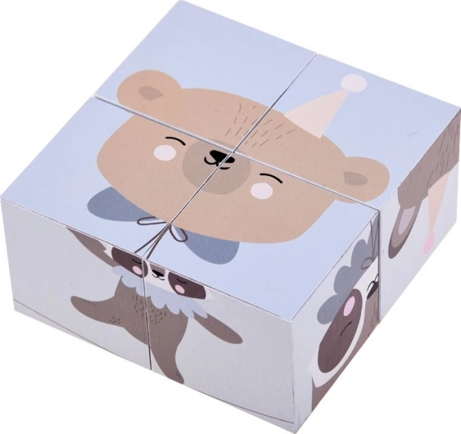 Wooden Animal Puzzle Blocks