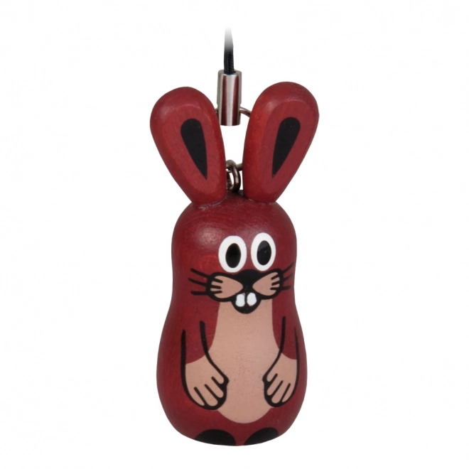 Wooden Keychain Rabbit