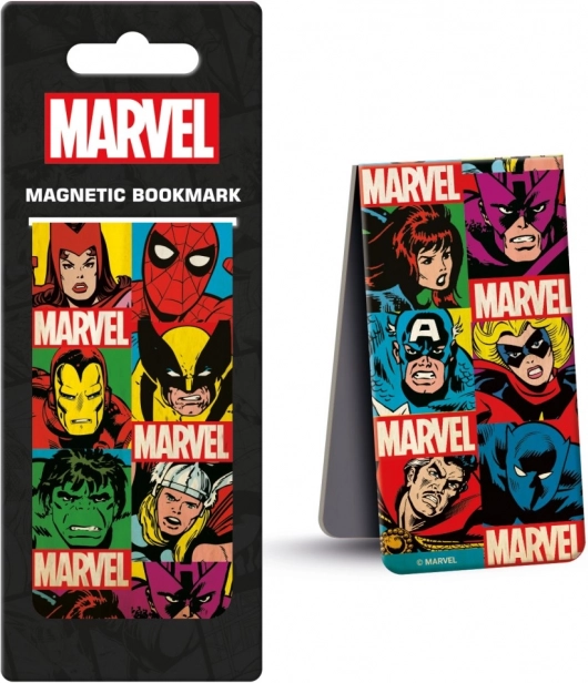 Marvel marque-page magnétique Retro Grid