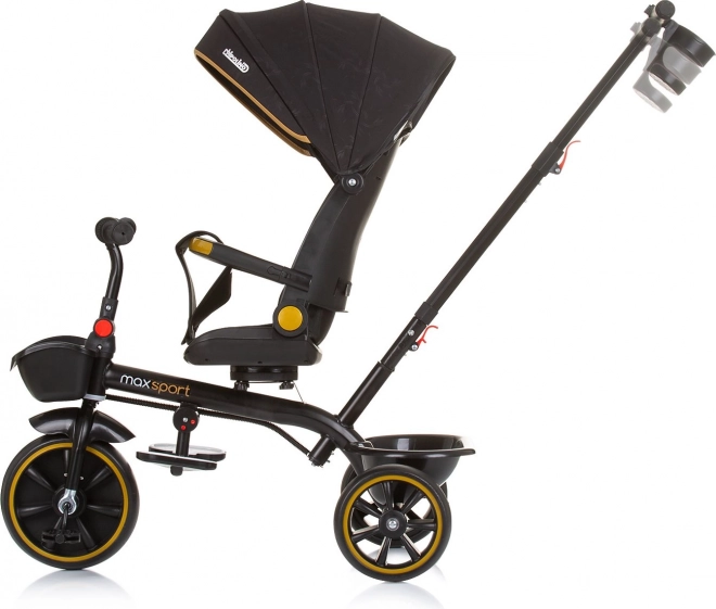 Chipolino Tricycle with Canopy Max Sport 2-in-1 Obsidian