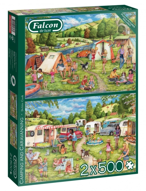 Falcon Camping and Campsite Puzzles Set