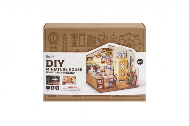 Cozy Kitchen Wooden 3D Puzzle