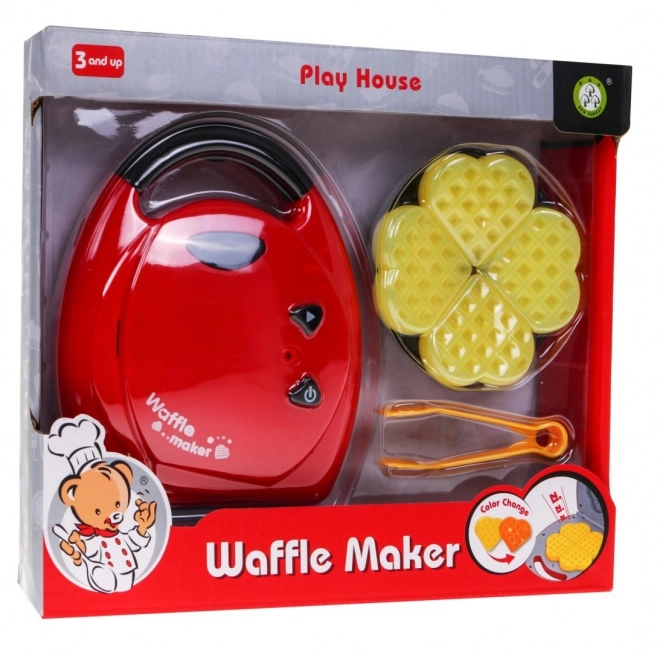 Interactive Waffle Maker for Kids 3+ with Color-Changing Waffles and Sound Effects