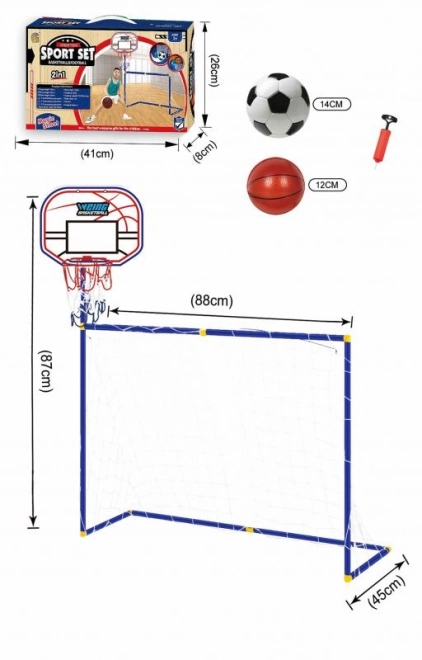 Sporto Multi Sports Set 2 in 1