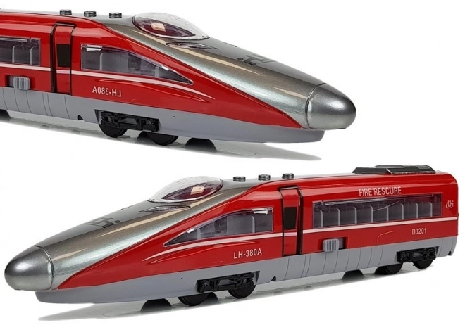 Pendolino Train with Pull-Back Mechanism