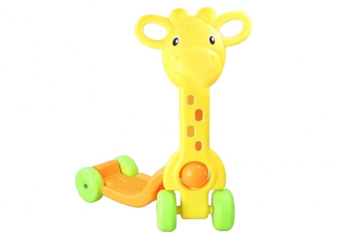 Children's 4-Wheel Scooter Giraffe Design