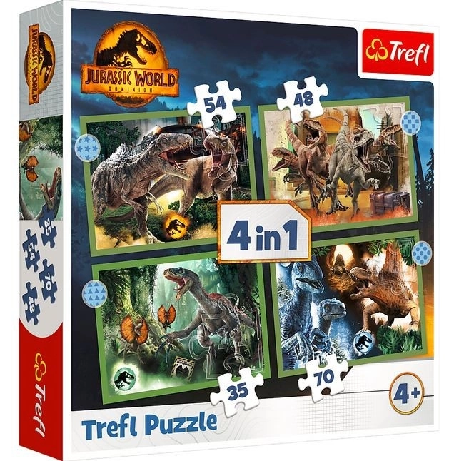 Dangerous Dinosaurs Jurassic World Puzzle Set