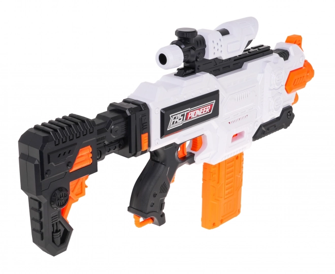 Fast Pioneer White Semi-Automatic Toy Gun