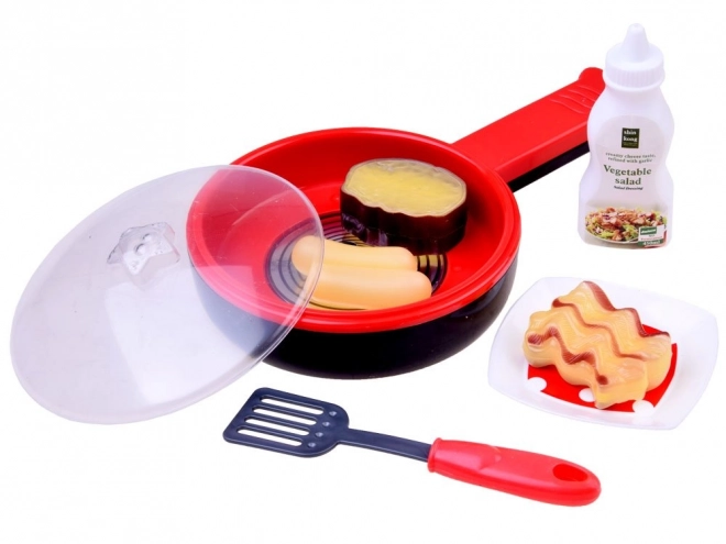 Magical Frying Pan Kitchen Toy Set with Frying Sounds