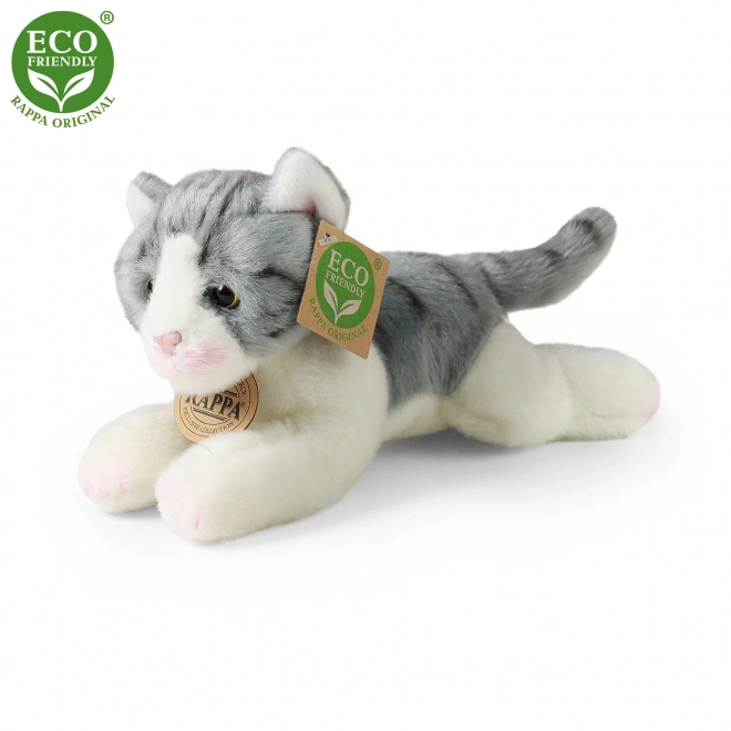 Plush Cat Lying 18 cm Eco-Friendly