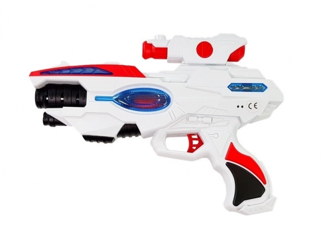 Space Laser Gun with Mask