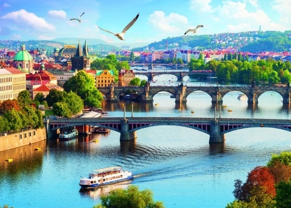 Trefl Prague Bridges Puzzle 500 Pieces