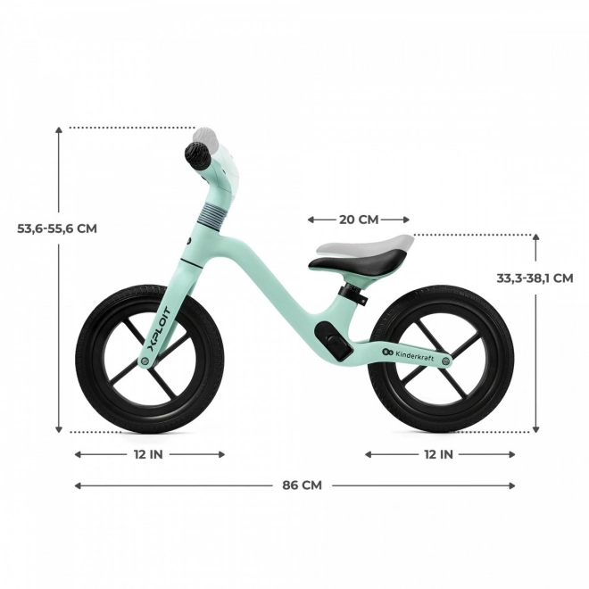 Xploit Balance Bike Turquoise