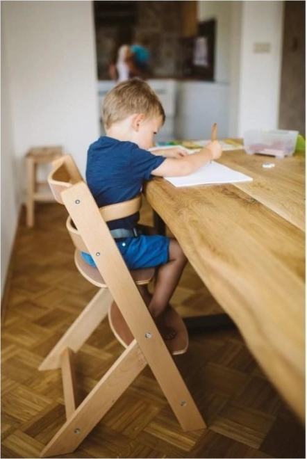 Wooden High Chair Chef Natural