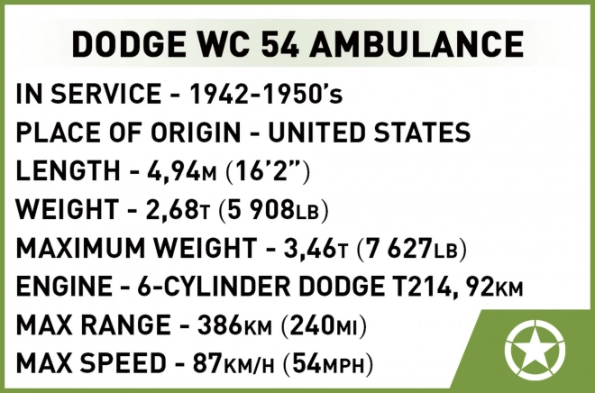 World War II Ambulance Building Set