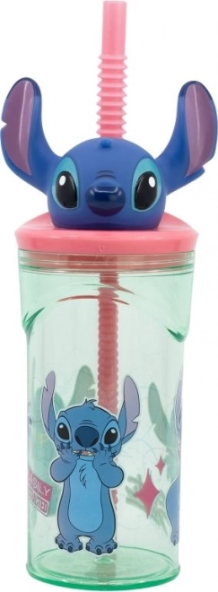 Stitch Straw Drinking Bottle 360 ml