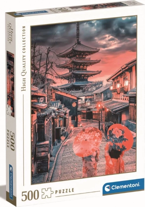 Kyoto Evening 500 Piece Puzzle - HQ Collection