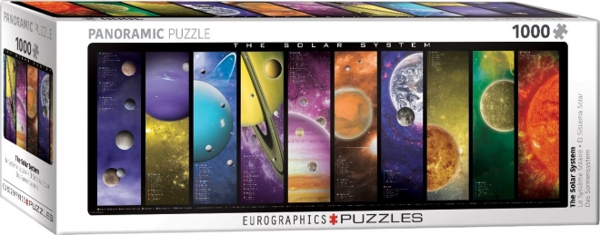 Panoramic Solar System Puzzle 1000 Pieces