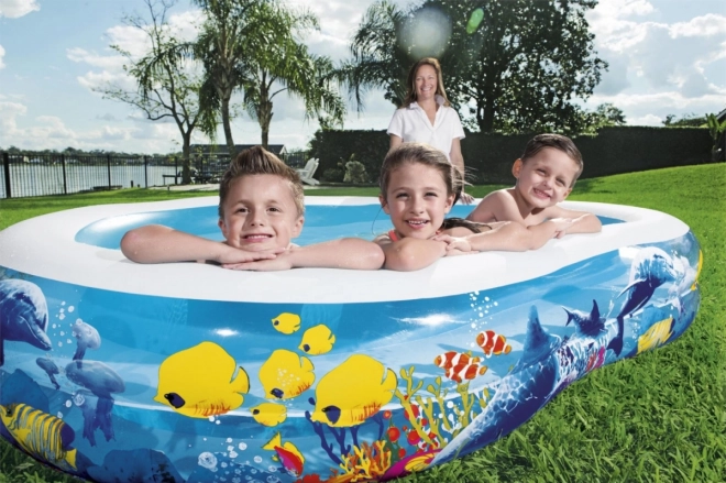 Inflatable Ocean Depths Pool for Kids