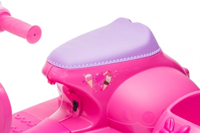 Kinder-Dreirad-Roller Eisdiele rosa