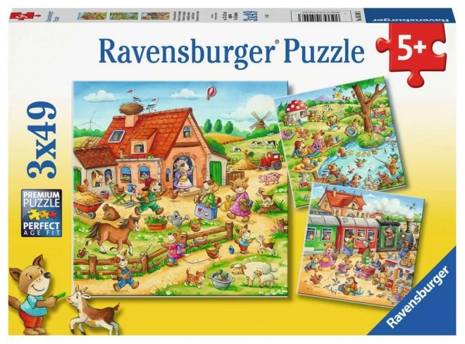 Ravensburger Country Holidays Jigsaw Puzzles Set