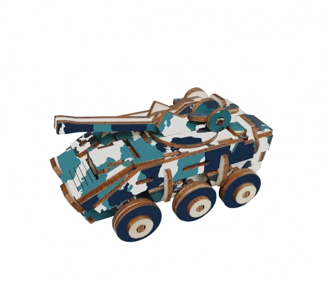 Woodcraft 3D Puzzle Armored Vehicle