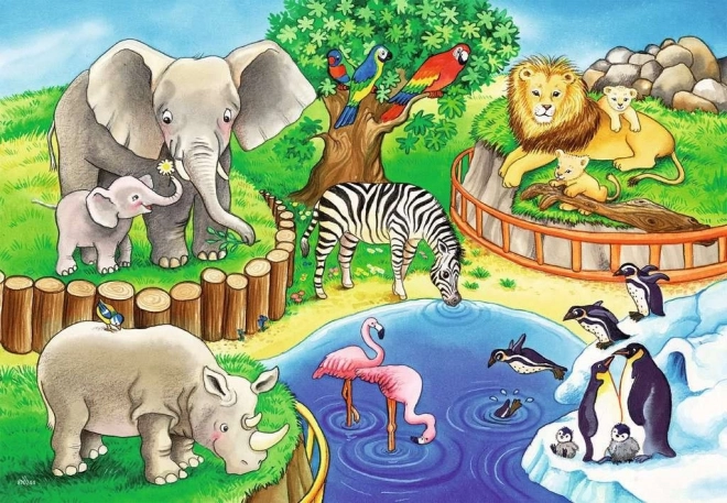 Ravensburger Zoo Animal Puzzle Set