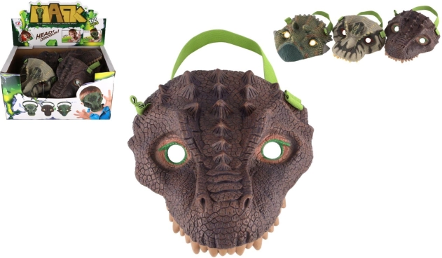 Rubber Dinosaur Mask for Carnival