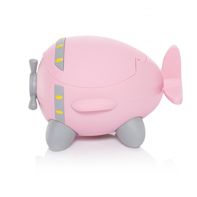 Airplane Potty Trainer Blush Pink