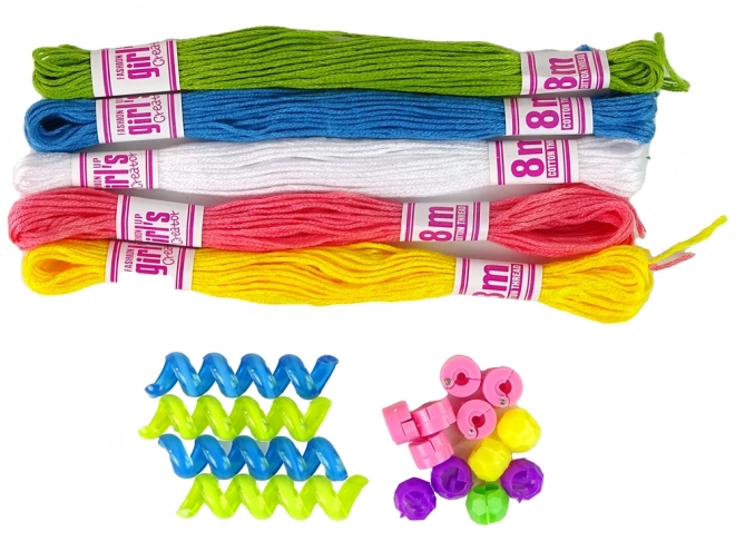 Hair Braiding Set with Beads