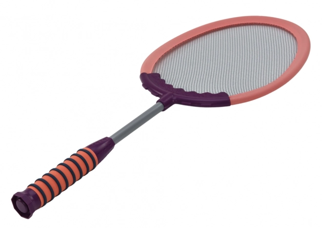 Badminton Set with 2 Rackets and Shuttlecocks Pink