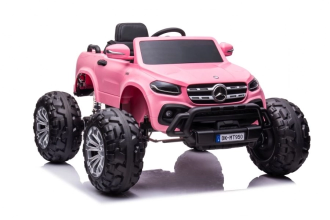 Electric Ride-On Car Mercedes 4x4 Pink