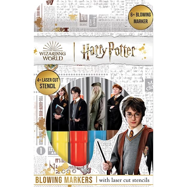 Magic Coloring Stencil Set Harry Potter