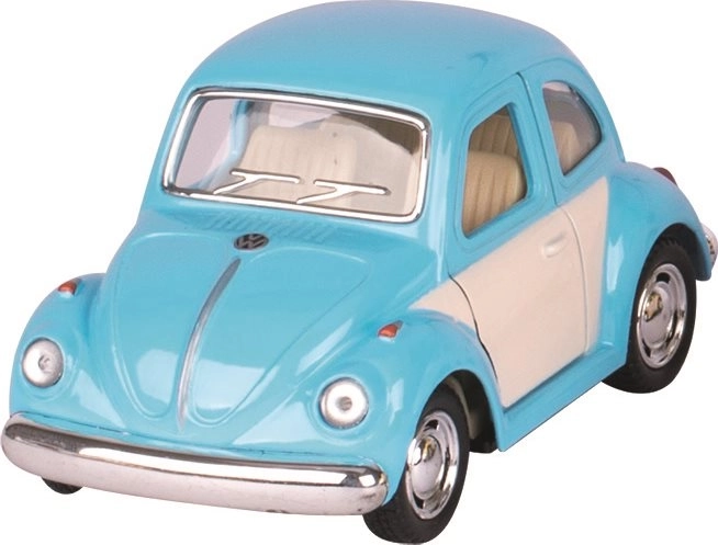 Classic 1967 Volkswagen Beetle Pull-Back Toy Car - Green