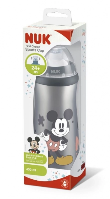 Nuk Sports Cup Mickey Mouse 450ml Gray