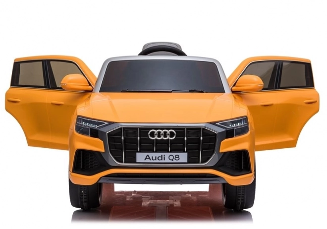 Audi Q8 Kids Ride-On Car Yellow Lacquered