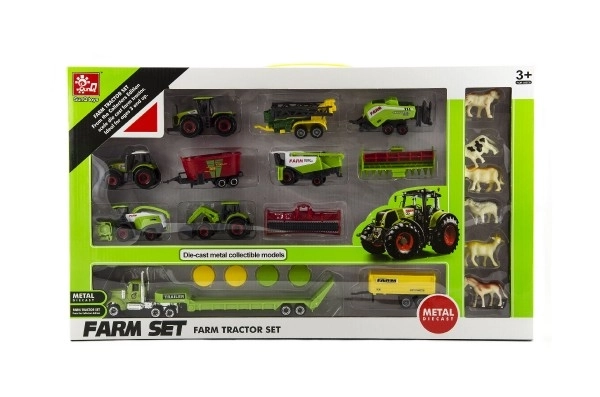 Farm Vehicles and Animals Playset