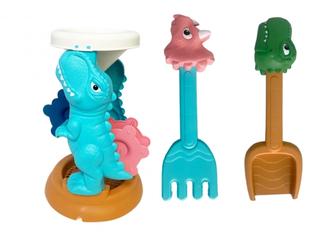 Dinosaur Sand Toy Set with Mill and Buckets