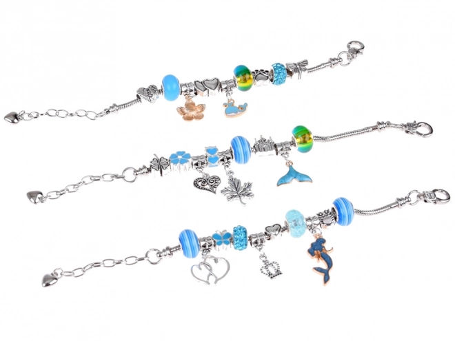 DIY Bracelet Set with Charms and Beads