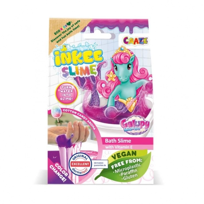 Colorful Bath Slime with Cotton Candy Scent