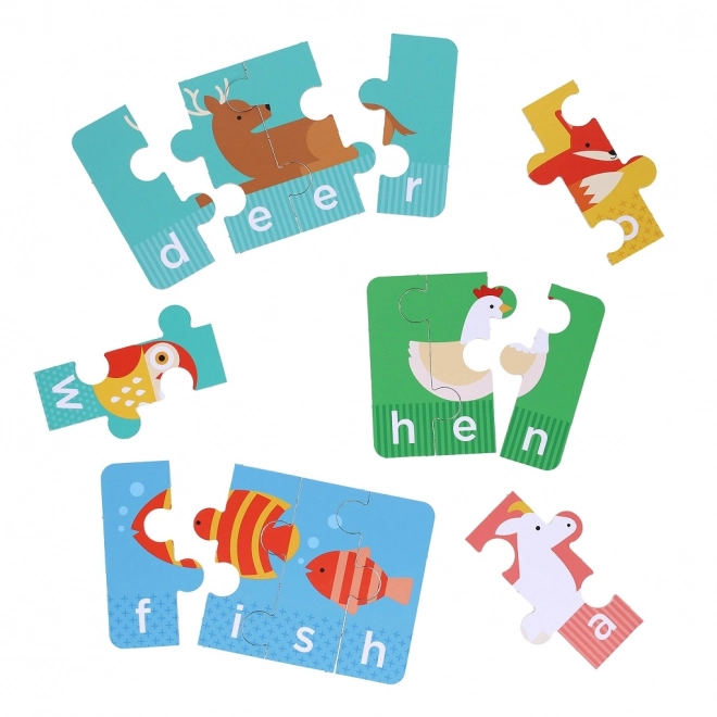 Animal Spelling Puzzle by Petit Collage