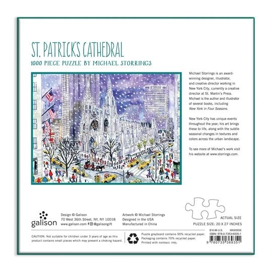 St. Patrick's Cathedral 1000 Piece Puzzle by Galison