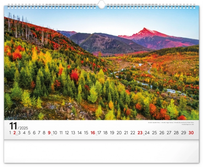 Notique Wall Calendar Magical Tatras 2025